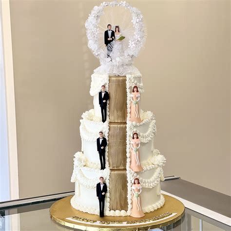 Old Style Classic Wedding Cake — Skazka Cakes