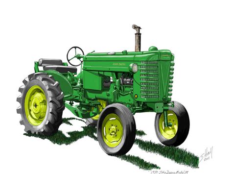 John Deere Tractor Drawing at GetDrawings | Free download