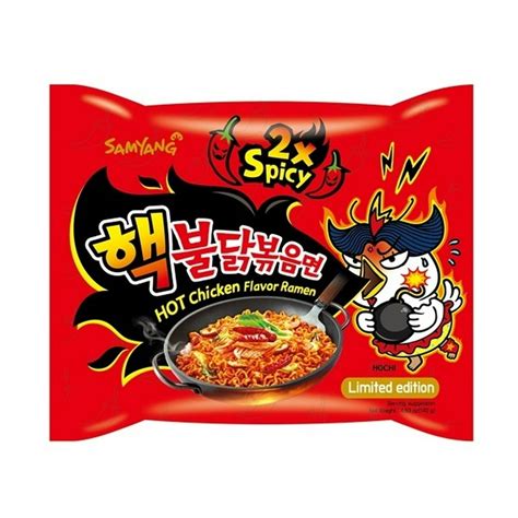 SamYang Buldak Hot Chicken Flavor Ramen; 2x Spicy Flavor; 3 Packs ...