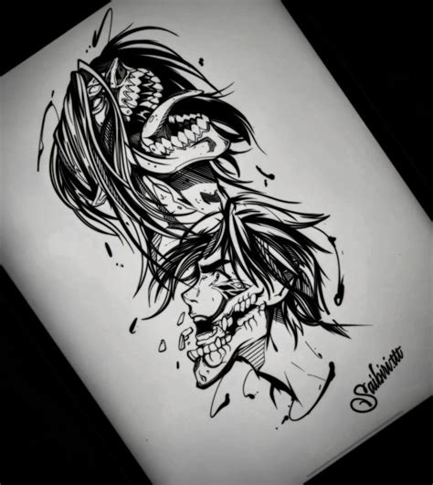 Attack on Titan | Attack on titan tattoo, Sketch style tattoos, Hand ...