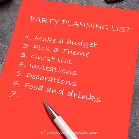 How To Plan A Party (and a Party Planning Checklist)