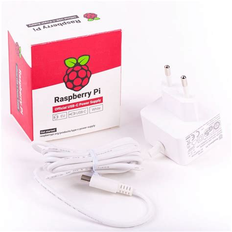 Raspberry Pi 4 model B power supply