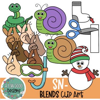 Beginning Blends Clip Art Bundle by A Few Good Designs by Shannon Few