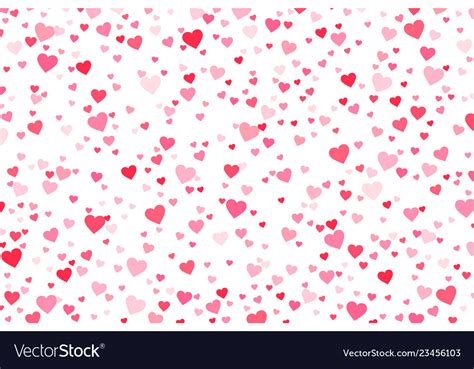 Pink red valentines days hearts background Vector Image