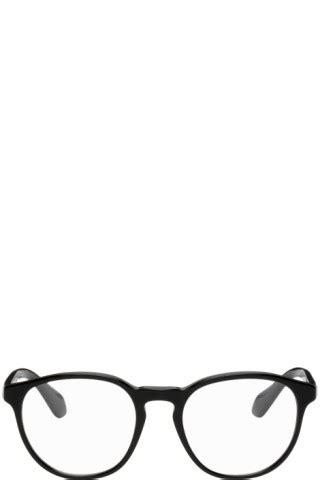 Black Round Glasses by Giorgio Armani on Sale