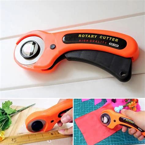 New 45mm Rotary Cutter Fabric Cloth Cutting Quilters Sewing Quilting ...