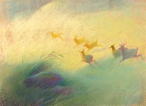 The Art Behind The Magic : Bambi concept art in tribute to legendary ...