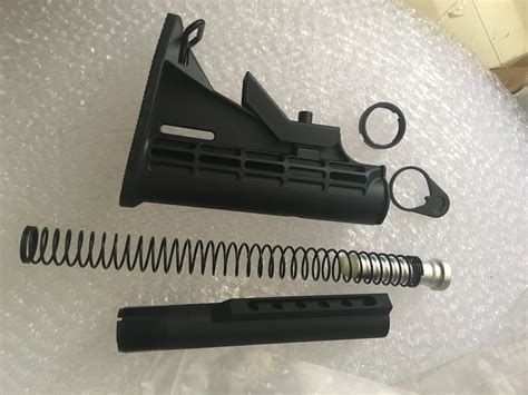 AR-15 M4 MIL-SPEC Carbine Stocks w/ 6 Position Buffer Tube Kit,3oz ...