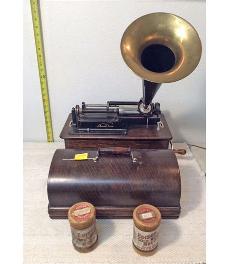 Thomas Edison Cylinder Phonograph