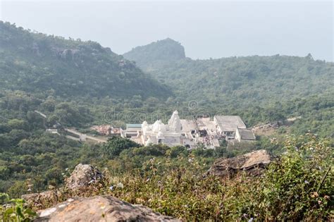 White Pagoda Style Jain Temples Surrounded by Parasnath Hill Range ...