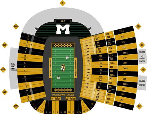 Mizzou Stadium Seating Chart | Brokeasshome.com