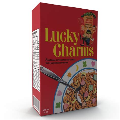 max lucky charms cereal box