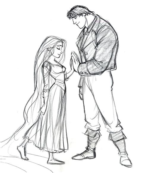 Tangled concept art, by Glen Keane | Disney. | Pinterest