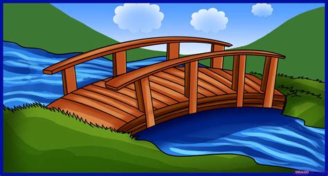 Simple Bridge Drawing at GetDrawings | Free download