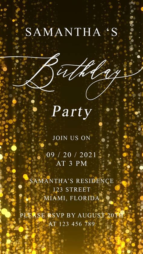 Birthday invite – Artofit