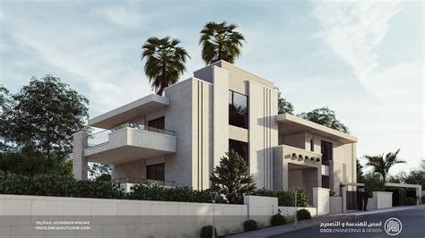 Two story modern villa on Behance