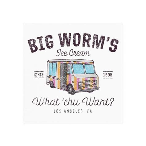 Big Worms Ice Cream Truck Los Angeles California Magnet - Etsy