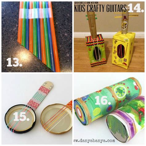 DIY Recycled Play Ideas - Make your own musical instruments using ...