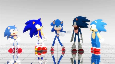 Classic Sonic Modern Sonic Boom Sonic Movie Sonic