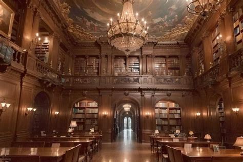 Premium Photo | The library of the library of the university of new york