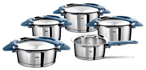 Fissler Intensa 1611905000 5-Piece Cooking Saucepan Set Blue | BRAND ...