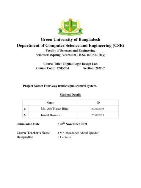 Project Traffic System Control | PDF | Electronic Circuits | Traffic