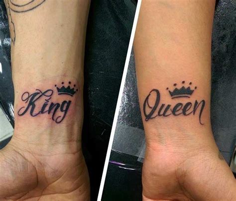 51 King and Queen Tattoos for Couples - Page 5 of 5 - StayGlam