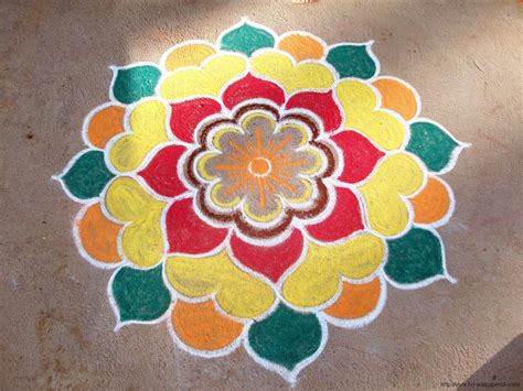 Simple Rangoli Designs - Pooja Room and Rangoli Designs