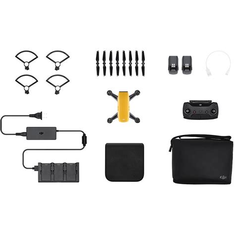 DJI Spark Fly More Combo (Sunrise Yellow) CP.PT.000900 B&H Photo