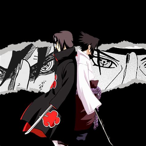 2932x2932 Resolution Itachi vs Sasuke 4K Naruto Ipad Pro Retina Display ...