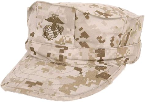 USMC Desert Digital 8-Point Utility Garrison Cover With Emblem (SM ...