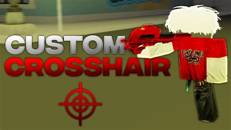 HOW TO GET CUSTOM CROSSHAIR IN DA HOOD - YouTube