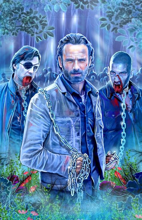 "Rick's Chains" The Walking Dead Digital Drawing from The Art of Gard ...