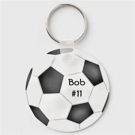 Soccer Ball Keychain | Zazzle