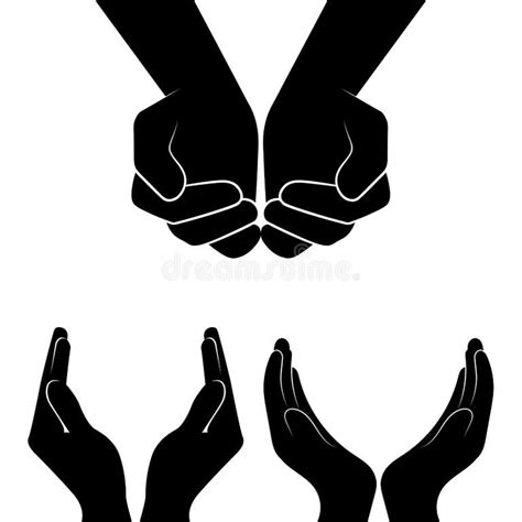 Giving Hands Silhouette Stock Illustrations – 2,610 Giving Hands ...