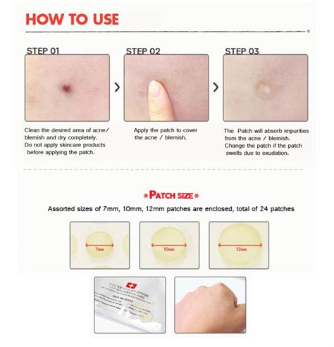 Acne Stickers Pimple Blemish Spot Stickers for facial treatment