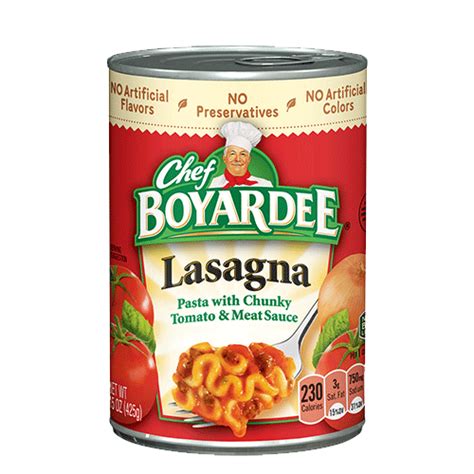 Lasagna Can | Chef Boyardee