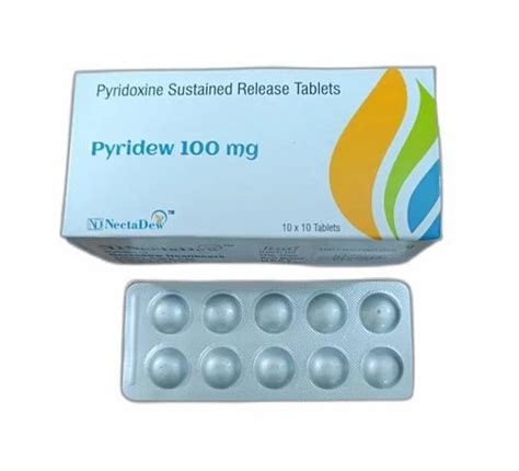 Pyridoxine Sustained Release Tablet, Packaging Size: 10x10 Tablets ...