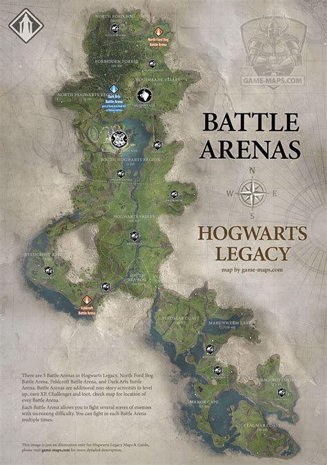 Battle Arenas in Hogwarts Legacy