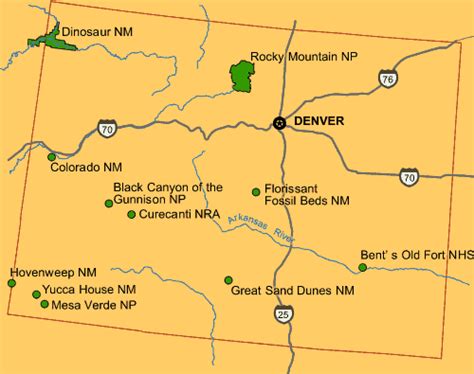 USParkinfo.com - Map Search for Colorado National Monument and National ...