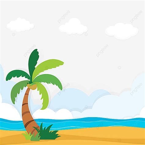 Seaside Background Clipart Borders