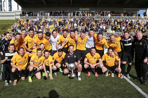 Maidstone Utd fans celebrate Ryman League championship win and ...