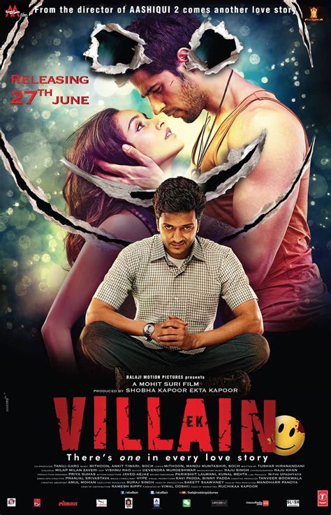 Ek Villain Poster | Villain film, Ek villain, Hindi movies