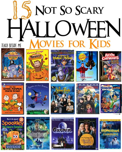 38 Not So Scary Halloween Movies for Kids - Teach Beside Me