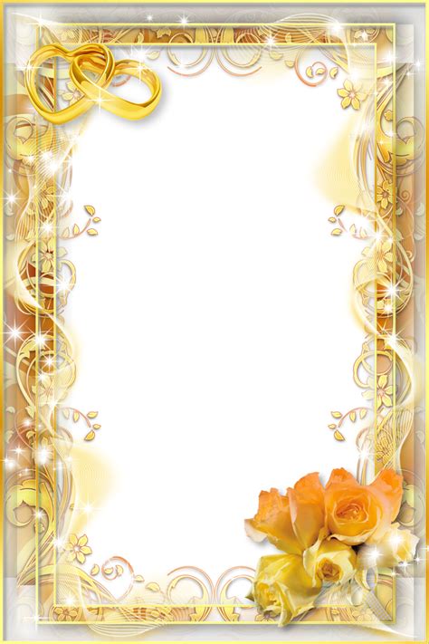 Download Gold Flower Frame Image HQ PNG Image | FreePNGImg