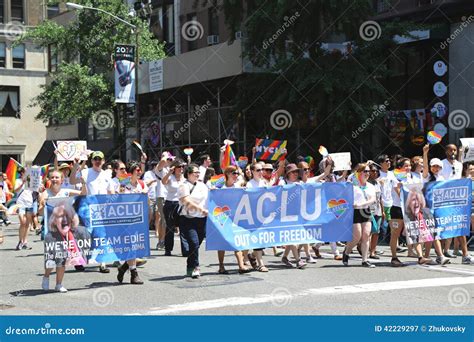 LGBT Pride Parade Participant in New York City Editorial Photography ...