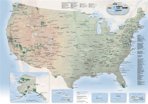 Map Of National Park Locations – The World Map