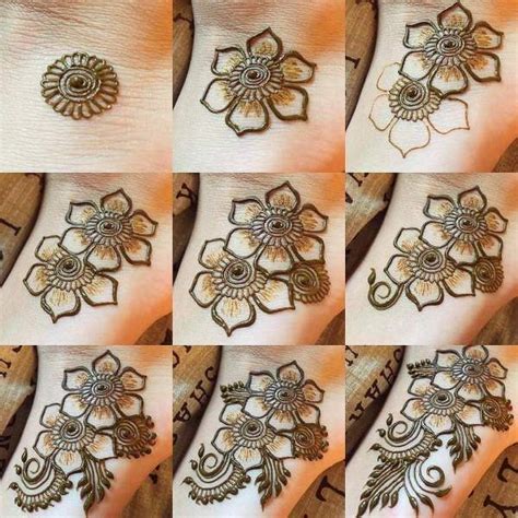 Learn Arabic Mehndi Designs Step By Step - Design Talk