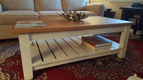 Custom Solid Oak Coffee Table by Edelman's Wood Designs | CustomMade.com