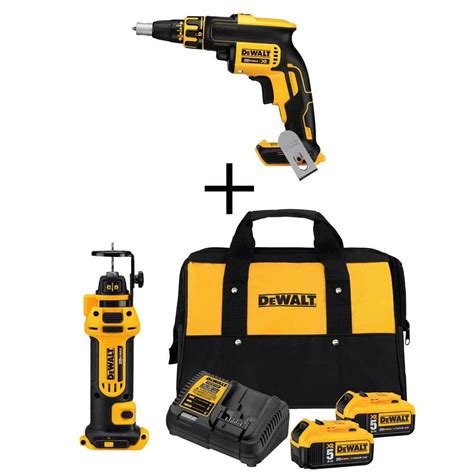 DEWALT 20V MAX XR Cordless Brushless Drywall Screw Gun, 20V MAX ...